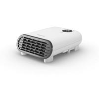 Olimpia Splendid Caldo Duo Thermoventilateur double installation (table ou mur), jusqu'à 2000 W, chauffage avec ventilateur, protection IP21, détecteur d'ouverture de fenêtre, Eco Mode et écran