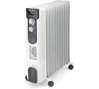 Splendide Caldorad11 Radiateur À Huile 2500 Watt 3 Intensités + Éco Blanc