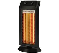 Olimpia Splendid Carbon Noir Chauffage Infrarouge 1100 Watt 2 Niveaux Oscillant