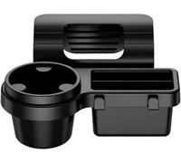 OLINOWL Support Auto pour Nissan Note E11 2005-2013 | Porte-gobelet, support téléphone, petit bac de rangement, format trois-en-un compact, organisation et accès faciles