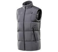 OLIns Gilet Chauffant 3 Températures Réglables Gilet Chaud Lavable M-7XL(Color:Gray,Size:7XL)
