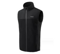 OLIns Hommes Gilet Chauffant Électrique USB Veste Chauffée S-9XL(Color:Black,Size:9XL)