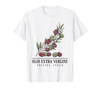 Olio Extra Vergine Toscana, Italie Impression de Branches d'olivier T-Shirt
