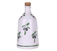 Olio Extravergine Di oliva Italiano Orcio In Ceramica Idea Regalo Selezione Profumo Intenso Monovarietale Peranzana 500 ml