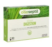 Ineldea Olioseptil Gélules Digestion Transit – Huiles essentielles – Sans gluten – 30 gélules