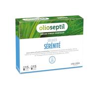 OLIOSEPTIL - Gélules Sérénité - Stress & Humeur - Huiles Essentielles, Ashwagandha, Safran & Tryptophane - Extraits de Plantes Sèches - Équilibre Émotionnel - 15 Jours - Sans Gluten