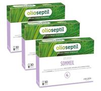 OLIOSEPTIL - Gélules Sommeil - Aide à l'endormissement - Contribue à un sommeil réparateur - Participe à la détente et la relaxation - Aux Huiles Essentielles - Sans Gluten - Lot de 3 produits