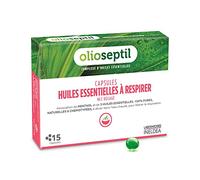 Ineldea Olioseptil – Capsules à respirer – Menthol et huiles essentielles – 15 gélules