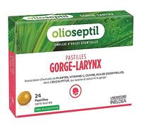 Ineldea Olioseptil Pastilles Gorge-Larynx Miel & Plantes 24 pastilles