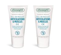 OLIOSEPTIL - Roll-on Articulations & Muscles - Aux huiles essentielles & extrait d'harpagophytum - Aide à soulager rapidement les douleurs articulaires et musculaires - Dispositif Médical - Lot de 2
