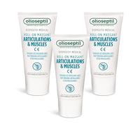 OLIOSEPTIL - Roll-on Articulations & Muscles - Aux huiles essentielles & extrait d'harpagophytum - Aide à soulager rapidement les douleurs articulaires et musculaires - Dispositif Médical - Lot de 3