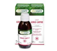 OLIOSEPTIL - Sirop Gorge-Larynx - Association d'extraits de Thym & Sauge, huile essentielle d'Eucalyptus, Propolis et Miel de Manuka - Adoucit la gorge & apaise les voies respiratoires - Lot de 2