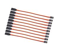 OliRC 10 pièces 15 cm 3 broches mâle à femelle câble télécommande Servo Extension Lead 22awg 60cores fil (C62-10)