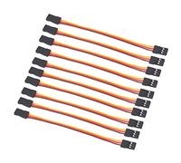 OliRC 10 pièces mâle à mâle 10 cm câble d'extension Servo câble 26awg 30cores pour Carte de Commande KK MWC Eagle (C58-10)