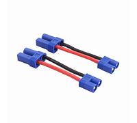 OliRC 2 pièces EC3 mâle à EC5 Femelle Adaptateur connecteur avec 14awg 5cm câble (C110-2)