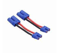 OliRC 2 pièces EC5 mâle à Femelle EC3 Adaptateur connecteur avec 14awg 5cm câble (C108-2)