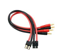 OliRC 2 pièces Traxxas TRX Connecteur à 4mm Banane Fiches Batterie Charge Adaptateur Câble 12awg 30cm