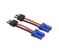 OliRC 2 pièces TRX mâle à EC5 Femelle connecteur Adaptateur avec 14awg 5cm câble (C114-2)
