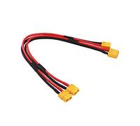 OliRC 2 pièces XT60 M à XT60 FM Adaptateur Extension Mâle Femelle Câble 14awg 30cm pour Batterie RC (C152-2)