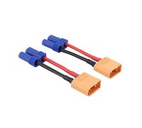 OliRC 2pcs mâle XT90 à Femelle EC5 Adaptateur connecteur avec câble 14awg 5cm (C104-2)