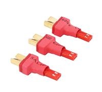 OliRC 3 pièces sans Fil connecteur: T-Plug Deans Style mâle vers JST Adaptateur (C54-3)