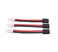 OliRC 3 pièces Style Traxxas Femelle à Grand Adaptateur de connecteur mâle Tamiya 12awg 10 cm Fil pour Lipo/NiMH RC Batterie ESC (C66-3)