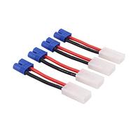OliRC 4pcs Tamiya Femelle à Style EC3 Mâle de Adaptateur de Connecteur - Fil 14awg 5cm (C24-4)