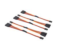 OliRC 5 pièces 15 cm Servo Y Harnais Rallonge Câble 22awg 60 noyaux pour RC Voiture Hélicoptère Servo Récepteur Fil Conduire(C142-5)