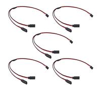 OliRC 5 pièces 30 cm Servo Y Harnais Rallonge Câble 22awg 60 noyaux pour RC Voiture Hélicoptère Servo Récepteur Fil Conduire(C143-5)