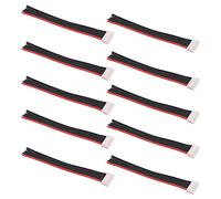 OliRC Lot de 10 connecteurs JST-XH 5S en silicone pour chargeur de batterie RC Lipo (C125-10) 10 cm