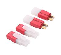 OliRC Lot de 4 adaptateurs de connecteur RC Tamiya vers T-Plug Deans mâle femelle (C162-4)