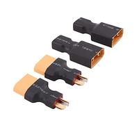 OliRC Lot de 4 adaptateurs XT90 vers T-Plug Deans mâle femelle RC (C164-4)