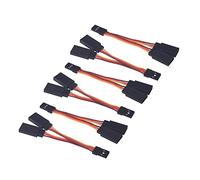 OliRC Lot de 6 câbles en Y servo 1 à 2 câbles en Y mâle vers femelle pour modèle d'avion RC (C171-6)
