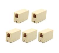OLIREXD Lot de 5 rallonges de connecteur RJ9 pour connecter deux câbles de combiné 6P4C/RJ9/RJ10/RJ22