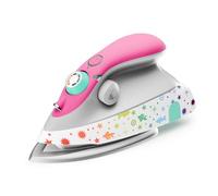 oliso M3Pro Textile Compact Fabric Project Fer à vapeur avec Solemate Protection de la plaque chauffantepeur avec Solemate Hot Iron Rest, Tula Pink