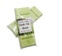 olive&alma Cire d'herbe fraîchement coupée (chaque barre de fonte, très parfumée, fond durable, fond inarrêtable, parfums doux, parfum fort