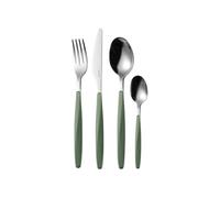Guzzini - Set de 24 couverts My Fusion - Vert olive - 16,8 x 7,5 x h25,5 cm - 110700175