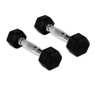 O'Live Lot de 2 haltéres hexagonales 1 kg