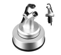 Olive Oil Pour Spout, Leakproof Press-Type Stainless Steel Bottle Nozzle | Kitchen Dispenser Attachment for Soy Sauce, Vinegar, Cooking Wine, Dining Tables, Parties, Gatherings, and Home Meals