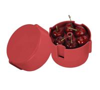 Olive Pitter, Multi-Cherry Corer Tool, Fast Pitting with Hand-Held Push Design, Fruit Corer for Jam Making, Jujube, Grape, Indoor Kitchen, Camping Use, 4.72x4.72x4.13 Inches