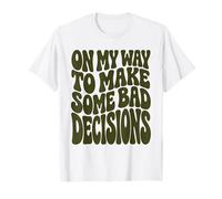 Olive Retro, en Route pour Prendre de Mauvaises décisions, Party Beach T-Shirt