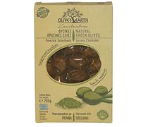 Olive’s Earth Olives Vertes Grecques Chalkidiki 800 g (4 x 200 g) | Olives de Grèce Marinées à l’Origan | Olives Naturelles Apéritif Méditerranéen Sans Conservateurs
