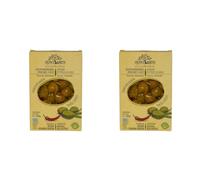 Olive’s Earth Olives Vertes Grecques Dénoyautées Farcies au Poivron Rouge - Variété Chalkidiki Naturelles Sans Conservateurs - 4 x 200g (800g) - Origine Grèce (Lot de 2)