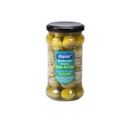 Olive verte entière goût anchois - Bocal 300g
