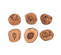 Olive Wood Coasters (6)