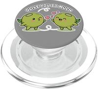 Olive You So Much Mignons Kawai Olives, Couples d'amis avec des Jeux de Mots Amusants PopSockets PopGrip pour MagSafe