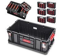 OliveBird Set Boîte d'assortiment + 6 x Organizer Multi 6 boîtes d'assortiment Petites pièces Grande boîte de tri avec Couvercle Mallette d'Outils