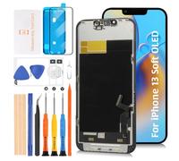 Olivechard Écran LCD OLED souple pour iPhone 13 Pro 120 Hz Promotion Affichage avec capteur de proximité Câble flexible 6,1 pouces Remplacement 13 Pro Touch Digitizer Assemblée Kit de réparation A2638