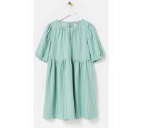 Oliver Bonas Oliver Bonas Green Striped Mini Smock Dress Green EU 42 (UK 14)
