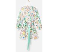 Oliver Bonas Oliver Bonas Multi Summer Tropical Print Mini Shirt Dress Multi EU 48 (UK 20)